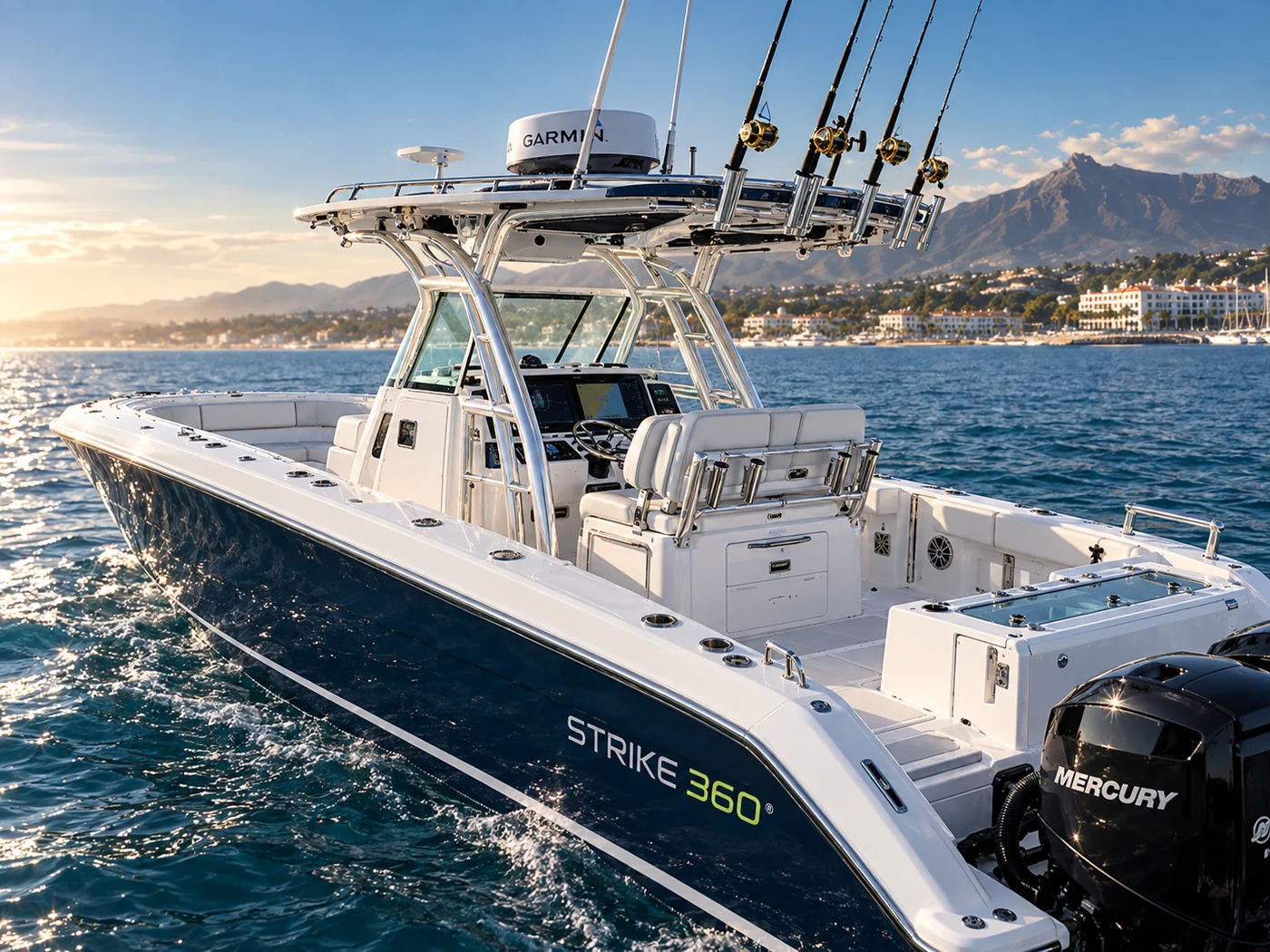 Illustrative Al Dhaen 360 SF deck and helm